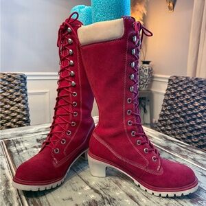Women size7 Lugz Red Boots